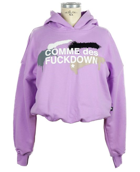 Purple Cotton Women Sweater