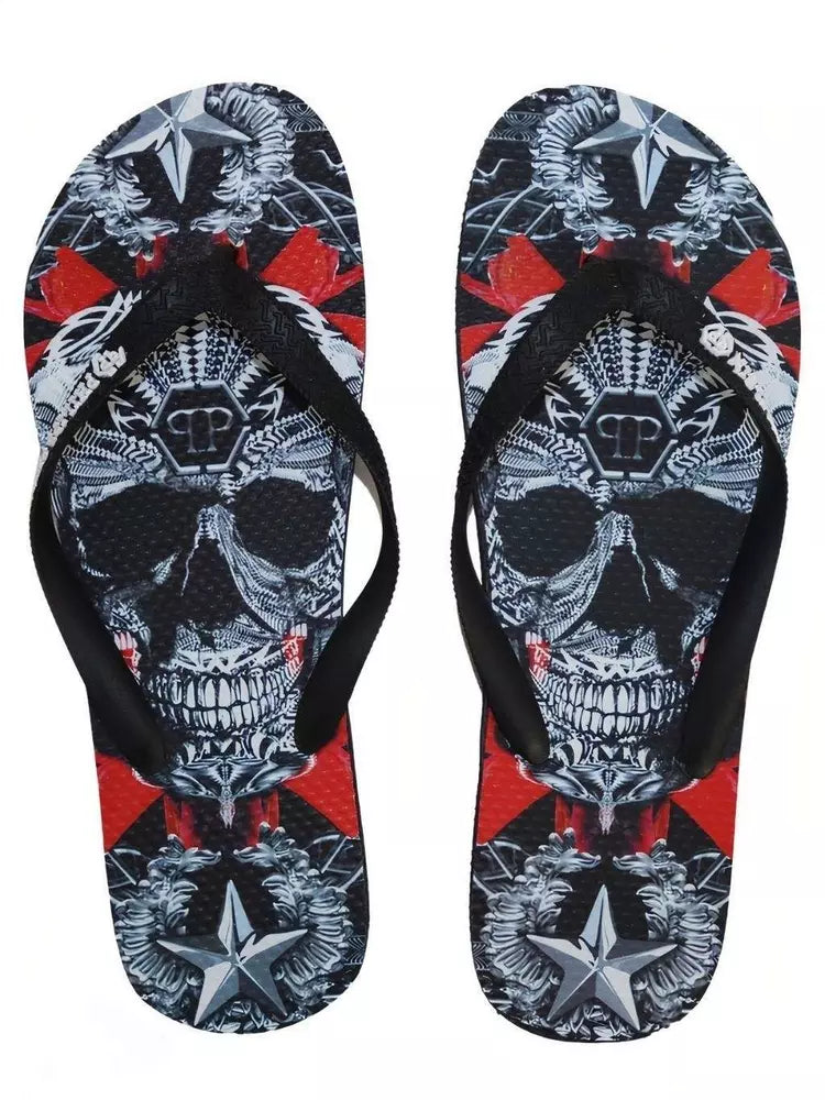 Multicolor Polyester Women Flip Flop