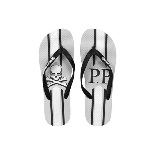 Gray Polyester Women Flip Flop