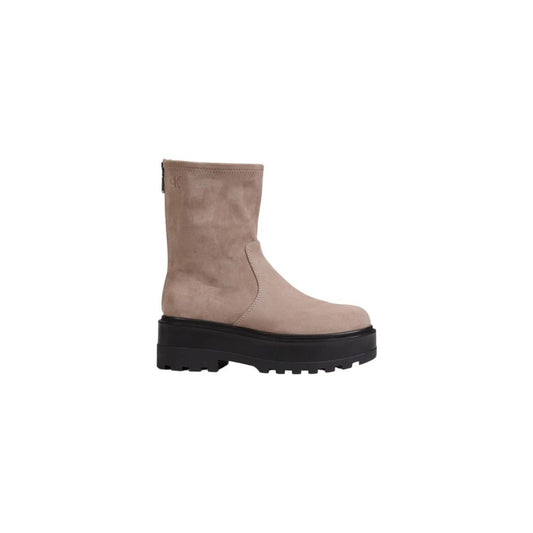 Beige Recycled Polyester Ankle