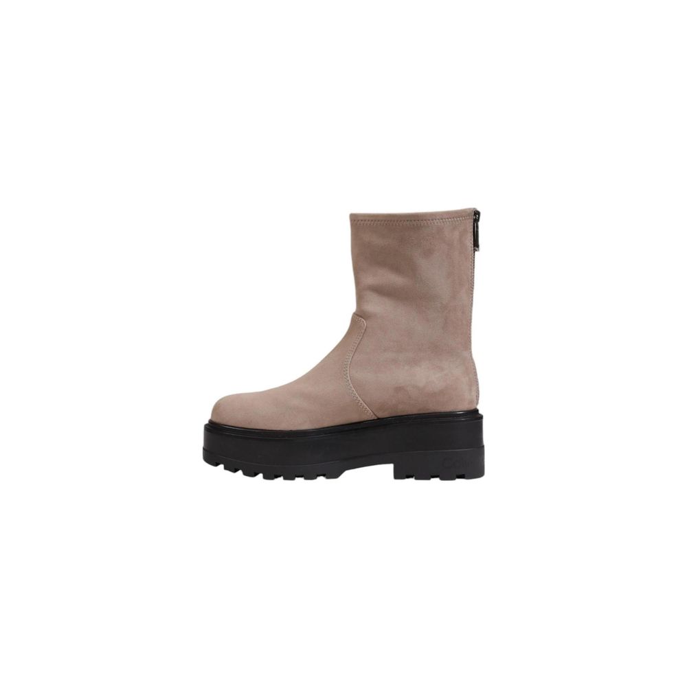 Beige Recycled Polyester Ankle