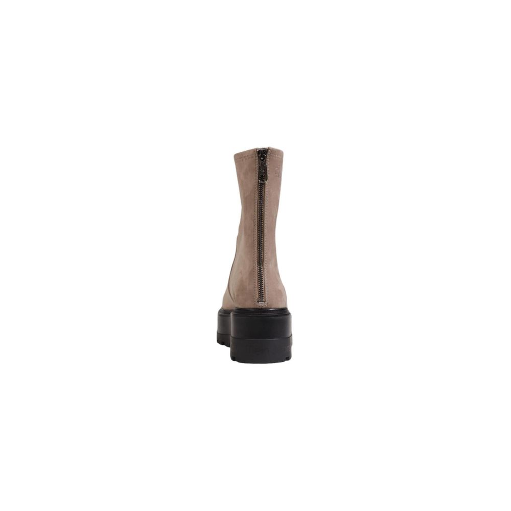 Beige Recycled Polyester Ankle