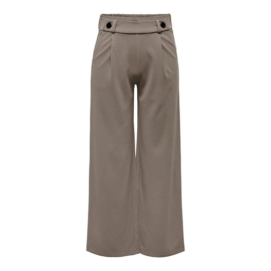 Brown Polyester Pant