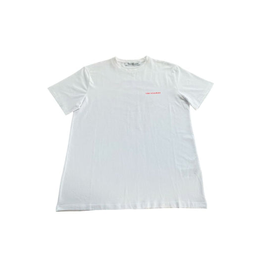 White Cotton Men T-Shirt