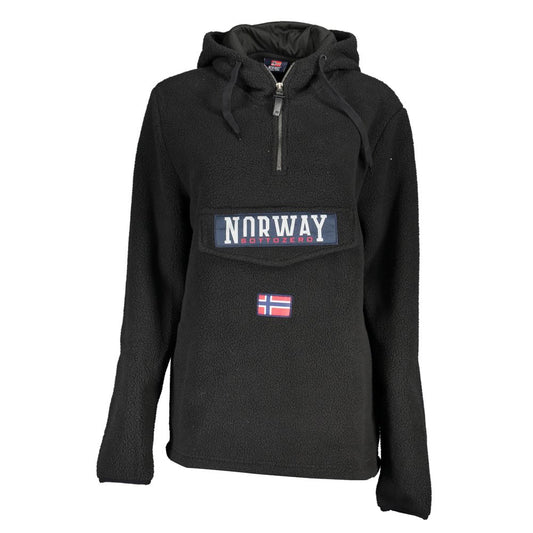 Black Polyester Women Sweater