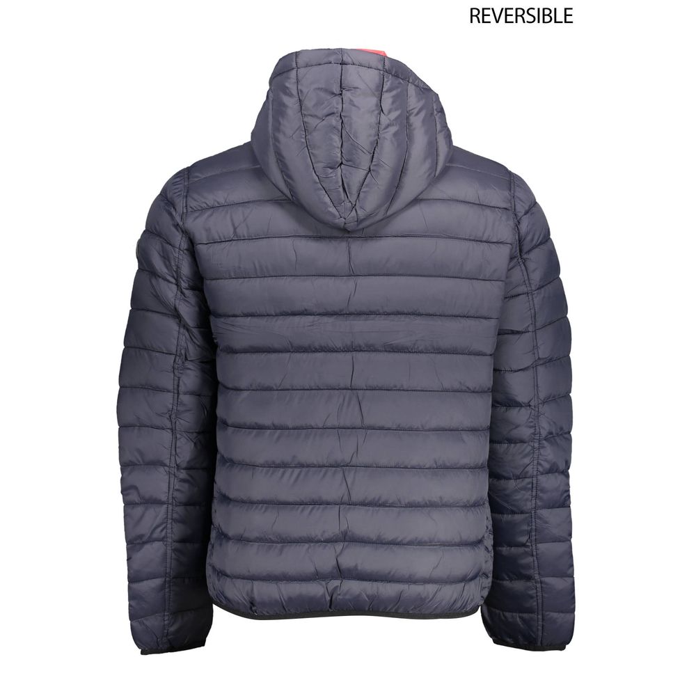 Blue Nylon Jackets & Coat