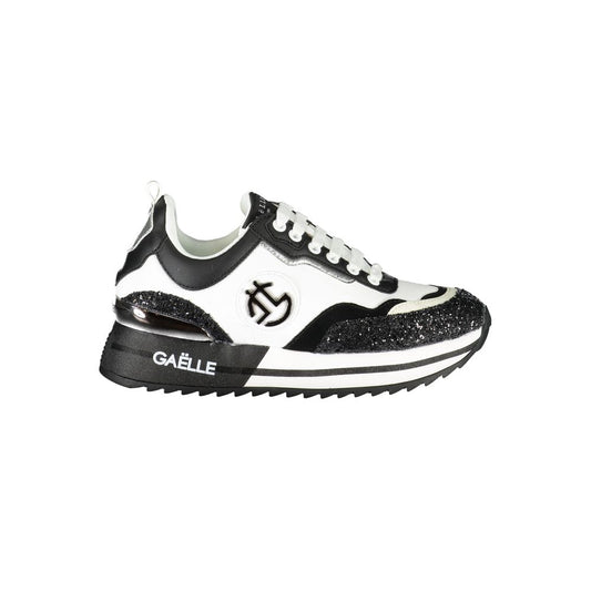 Black Polyester Sneaker